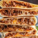 Cheesy Ground Beef Quesadillas Copie