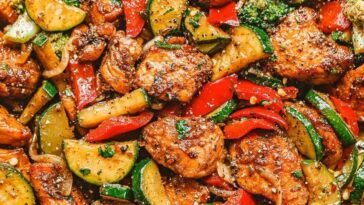 One Pot Chicken and Vegetables Skillet Copie