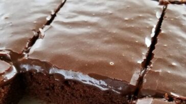 The BEST Chocolate Sheet Cake Copie
