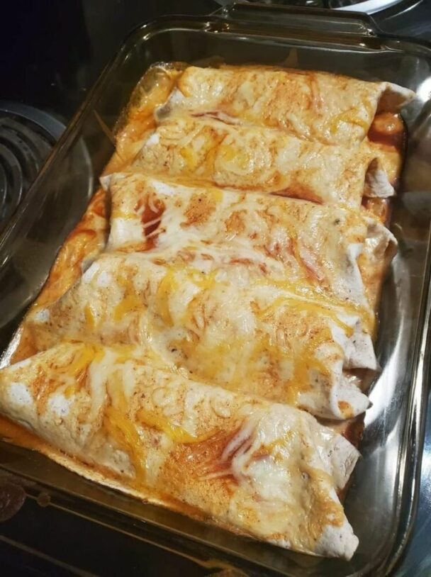 CREAM CHEESE CHICKEN ENCHILADAS