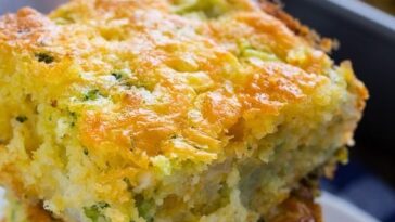 Cheesy Broccoli Cornbread Copie