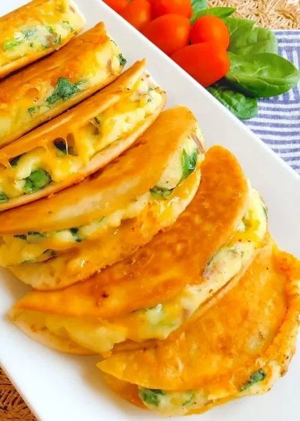 Grilled Potato Spinach Quesadillas Copie