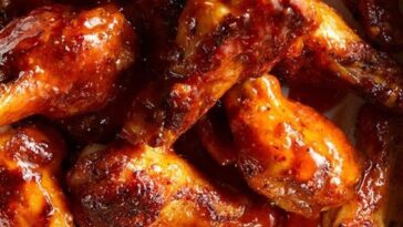 Honey Glazed Cajun Chicken Wings Copie