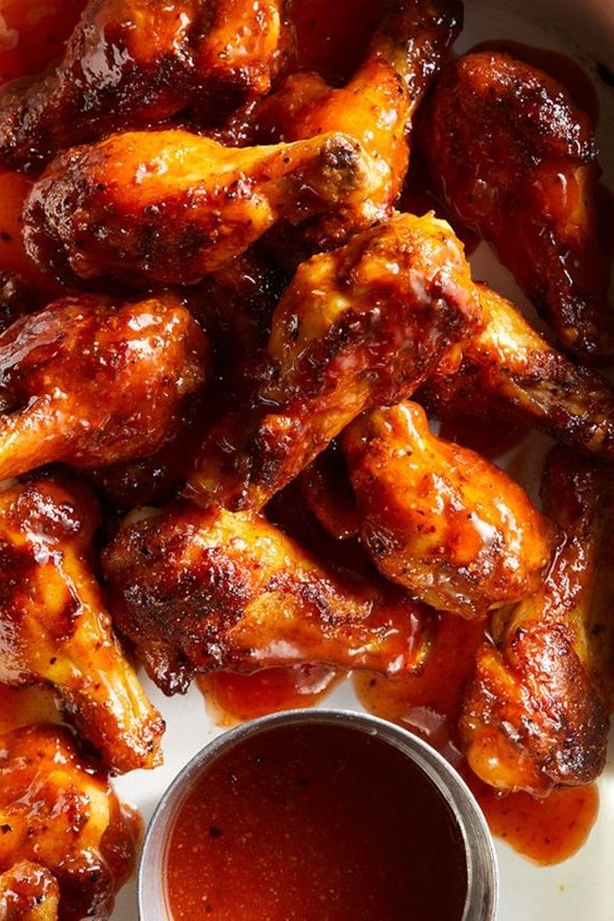 Honey Glazed Cajun Chicken Wings 1 Honey Glazed Cajun Chicken Wings Copie