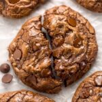 Soft Batch Double Chocolate Fudge Cookies Copie