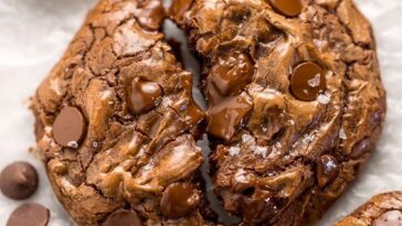 Soft Batch Double Chocolate Fudge Cookies Copie