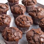 Sour Cream Double Chocolate Muffins 9 Sour Cream Double Chocolate Muffins Copie