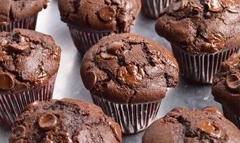 Sour Cream Double Chocolate Muffins Copie