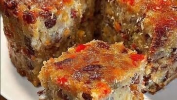 My great aunt used to bake this fruit cake every