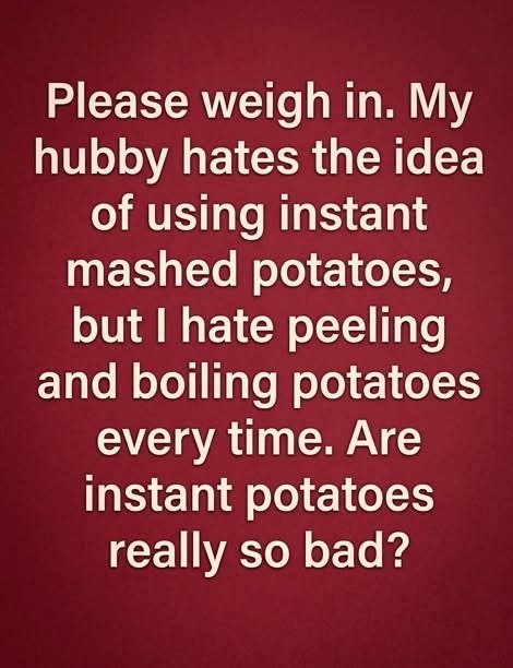 Instant Mashed Potatoes vs. Fresh Potatoes Which Is Better