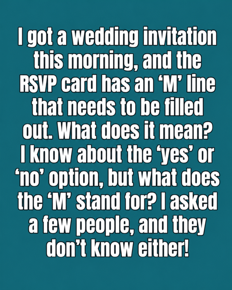 Teal Meme About the RSVP M Line