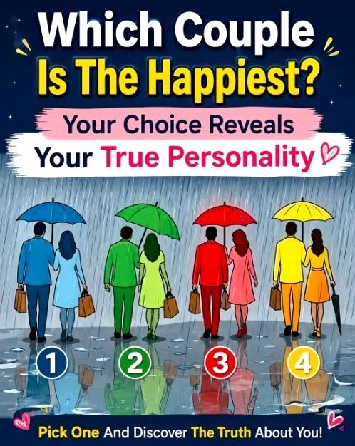 Which Couple Is the Happiest Choose One and Discover What Your Choice Might Say About You