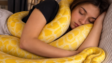 Woman Sleeps Beside a Python The Truth Behind the Viral Story